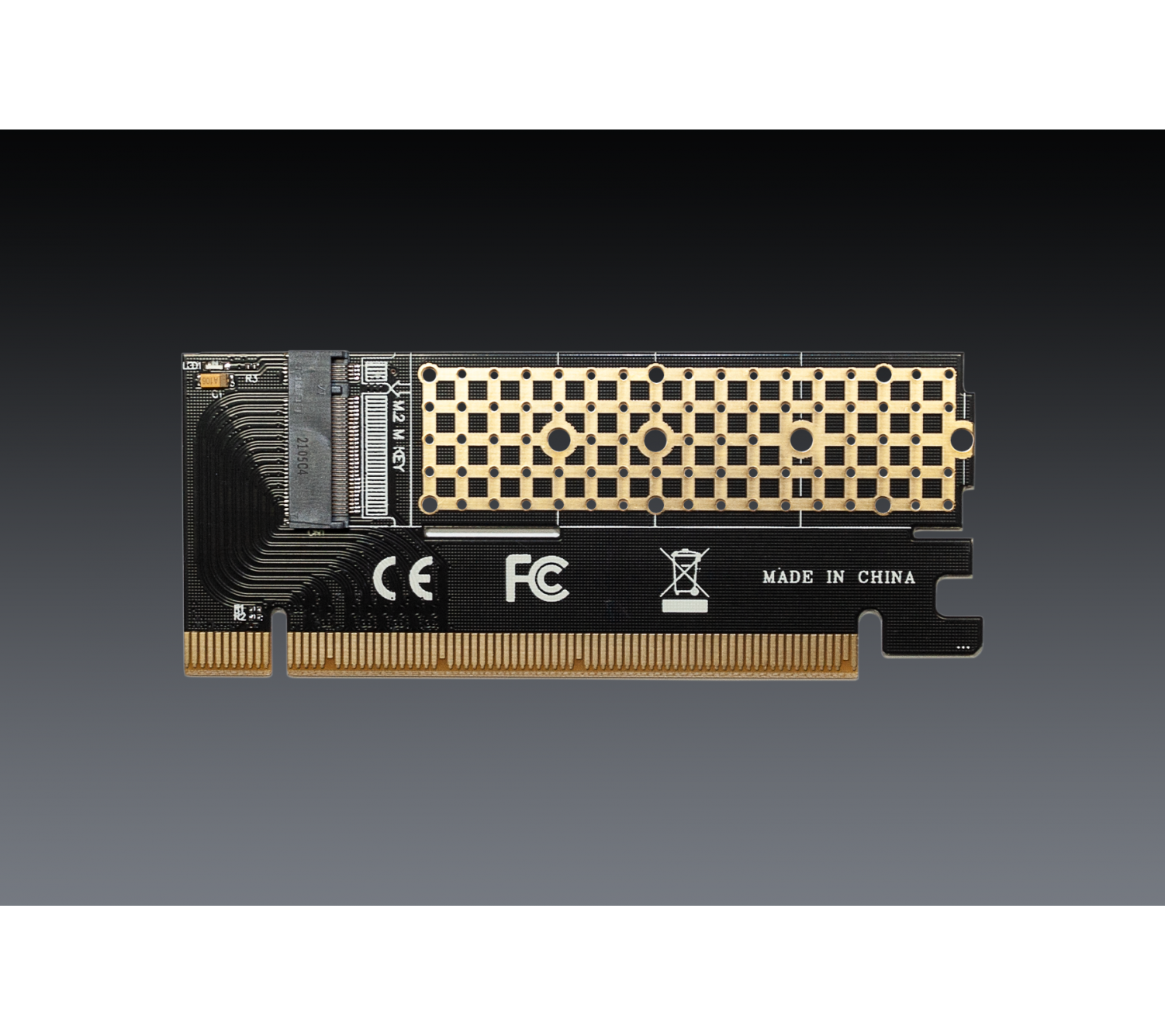 Адаптер Frime PCI-E x4x8x16 to M.2 (M Key) Купить в Украине ᐈ